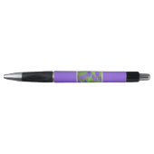 Paarse irisschildering - Oorspronkelijke blowerend Pen (Voorkant)