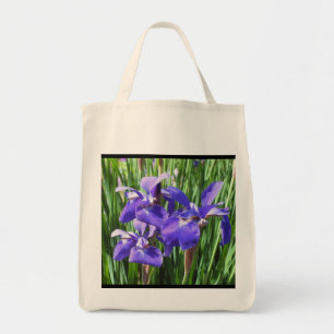 Paarse Irisse Canvas tas