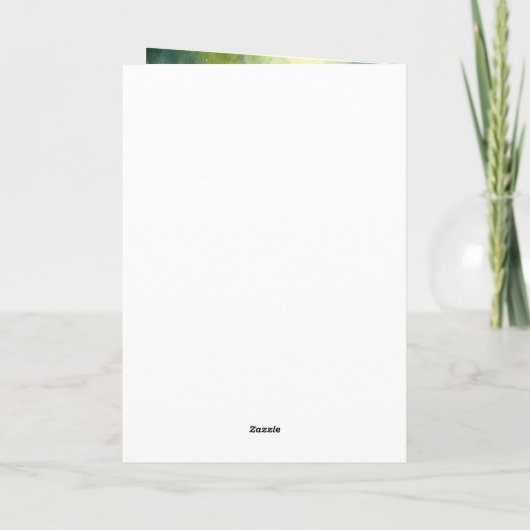 Paarse Irissen Gelukkige Verjaardag Groet of Lente Feestdagen Kaart (Achterkant)