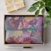 paarse irissen ontkoppeling tissuepapier (Geschenk)