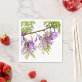 Paarse Jacaranda Bloemen Servet (Insitu)