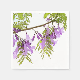 Paarse Jacaranda Bloemen Servet