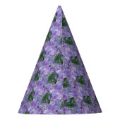 Paarse Jacaranda-boombloemen Feesthoedjes (Achterkant)
