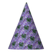 Paarse Jacaranda-boombloemen Feesthoedjes (Links)
