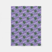 Paarse Jacaranda-boombloemen Fleece Deken (Voorkant)