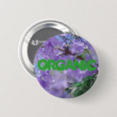 Paarse Jacaranda-boombloemen Ronde Button 5,7 Cm (Voorkant /achterkant)