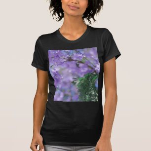 Paarse Jacaranda-boombloemen T-shirt