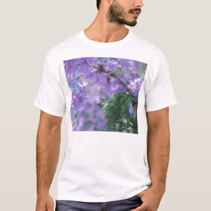 Paarse Jacaranda-boombloemen T-shirt