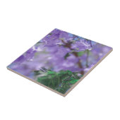 Paarse Jacaranda-boombloemen Tegeltje (Zijkant)