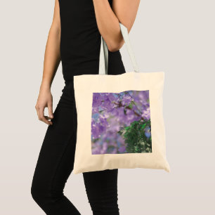 Paarse Jacaranda-boombloemen Tote Bag