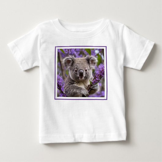 Paarse Jacaranda Koala Beer, (Voorkant)