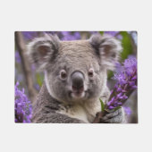 Paarse Jacaranda Koala Beer, Deurmat (Voorkant)