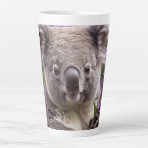 Paarse Jacaranda Koala Beer, Latte Mok