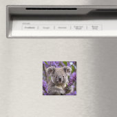 Paarse Jacaranda Koala Beer, Magneet (Insitu (Vaatwasser))