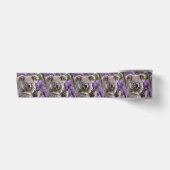 Paarse Jacaranda Koala Beer, Satijnen Lint (Voorkant)