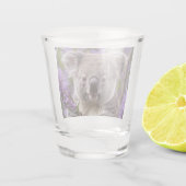 Paarse Jacaranda Koala Beer, Shot Glas (Achterkant)