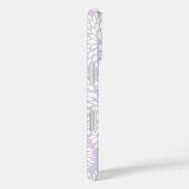 Paarse Japans geïnspireerde bloemenpatroon Monogra Case-Mate iPhone Case (Achterkant / Rechts)