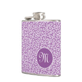 Paarse Japans spiraalvormige wijnstok Karakusa Pat Heupfles (Links)