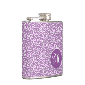 Paarse Japans spiraalvormige wijnstok Karakusa Pat Heupfles (Rechts)