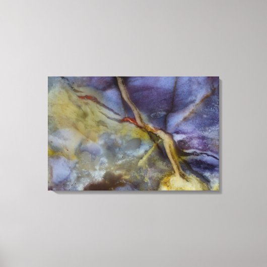Paarse Jaspis Canvas Afdruk (Voorkant)