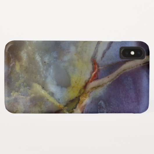 Paarse Jaspis Case-Mate iPhone Case (Achterkant (horizontaal))