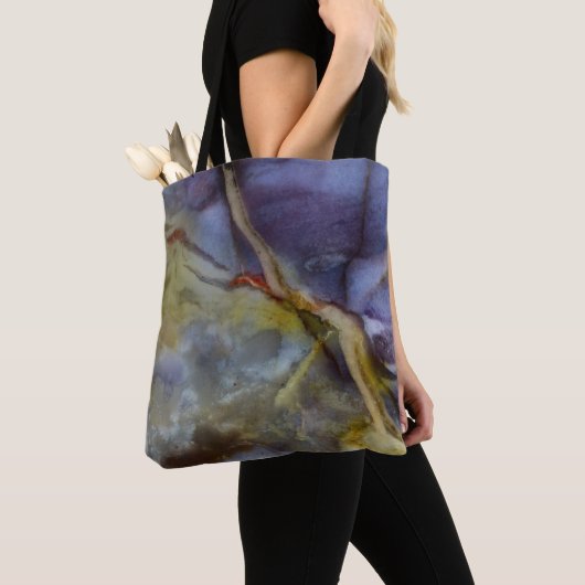 Paarse Jaspis Tote Bag (Dichtbij)