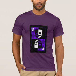 Paarse Joker Poker Diamanten Geïnspireerde Custom  T-shirt