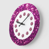 Paarse joodse wandklok (Hoek)