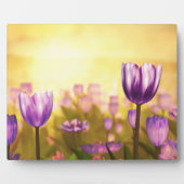 Paarse Jubilee Plaque Fotoplaat (Voorkant)