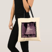PAARSE Junior Bridesmaid Cotton Canvas tas (Voorkant (product))