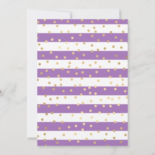 Paarse jurk Dark Skin Princess Quinceanera Kaart (Achterkant)