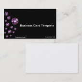 Paarse juwelen Amethist Visitekaartjes (Voorkant / Achterkant)