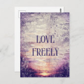 Paarse Kaart Aangepaste tekst verven (Voorkant / Achterkant)