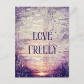 Paarse Kaart Aangepaste tekst verven (Voorkant)