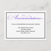 Paarse Kaart voor formele weddenschappen met scrip (Voorkant)