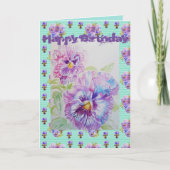 Paarse kaart voor Viola Waterverf (Voorkant)