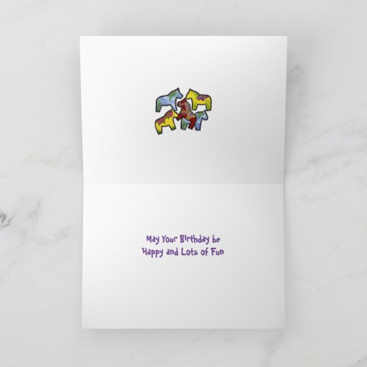 Paarse Kaarten Verjaardag (Binnen)