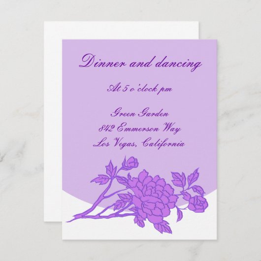 Paarse Kaarten voor aangepaste ventilatoropvang (Voorkant / Achterkant)