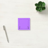 Paarse kabouters met paddenstoelen post-it® notes (Kantoor)