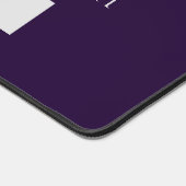 Paarse kalligrafie script Naam Desk Mat (Hoek)
