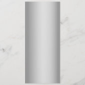 Paarse kalligrafie-weddenschap menu (Achterkant)