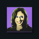 Paarse Kamala Harris Pop Art Canvas Afdruk<br><div class="desc">Politieke Pop Art Gear en Politieke Gifts van PolitiClothes.com & PolitiCardz.com Vind de meest unieke verkiezingen en politieke cadeaus, waaronder: politieke T-shirts, politieke Bumperstickers, politieke Buttonnen, politieke Posters, politieke spelden, politieke Kaarten, politieke Mokken, politieke Posters, politieke handtekeningen en nog veel meer! Politieke kunst en kunst: http://www.PolitiClothes.com Politieke Kaarten en geschenken:...</div>