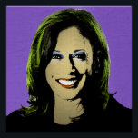 Paarse Kamala Harris Pop Art Perfect Poster<br><div class="desc">Politieke Pop Art Gear en Politieke Gifts van PolitiClothes.com & PolitiCardz.com Vind de meest unieke verkiezingen en politieke cadeaus, waaronder: politieke T-shirts, politieke Bumperstickers, politieke Buttonnen, politieke Posters, politieke spelden, politieke Kaarten, politieke Mokken, politieke Posters, politieke handtekeningen en nog veel meer! Politieke kunst en kunst: http://www.PolitiClothes.com Politieke Kaarten en geschenken:...</div>