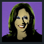 Paarse Kamala Harris Pop Art Perfect Poster<br><div class="desc">Politieke Pop Art Gear en Politieke Gifts van PolitiClothes.com & PolitiCardz.com Vind de meest unieke verkiezingen en politieke cadeaus, waaronder: politieke T-shirts, politieke Bumperstickers, politieke Buttonnen, politieke Posters, politieke spelden, politieke Kaarten, politieke Mokken, politieke Posters, politieke handtekeningen en nog veel meer! Politieke kunst en kunst: http://www.PolitiClothes.com Politieke Kaarten en geschenken:...</div>
