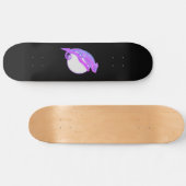 Paarse kameleon persoonlijk skateboard (Horizontaal)
