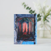 Paarse kamer briefkaart (Staand voorkant)