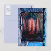 Paarse kamer briefkaart (Voorkant / Achterkant)