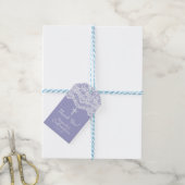  Paarse  Kant Bevestiging Gift Label Cadeaulabel (Met Touw)