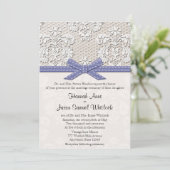 Paarse  kant en parelhoenders kaart (Staand voorkant)