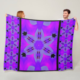 Paarse Karma 1 fleece deken